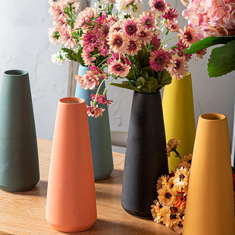 

Vases Nordic Home Decoration Accessories For Living Room Ceramic